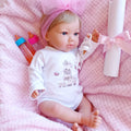 Bebe Reborn Muñeca Reborn Alma - 48cm y 2kg - Vinilo Blando, Cuerpo Tela y Caida de Cabeza