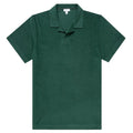Sunspel Towelling Polo Shirt - Forest