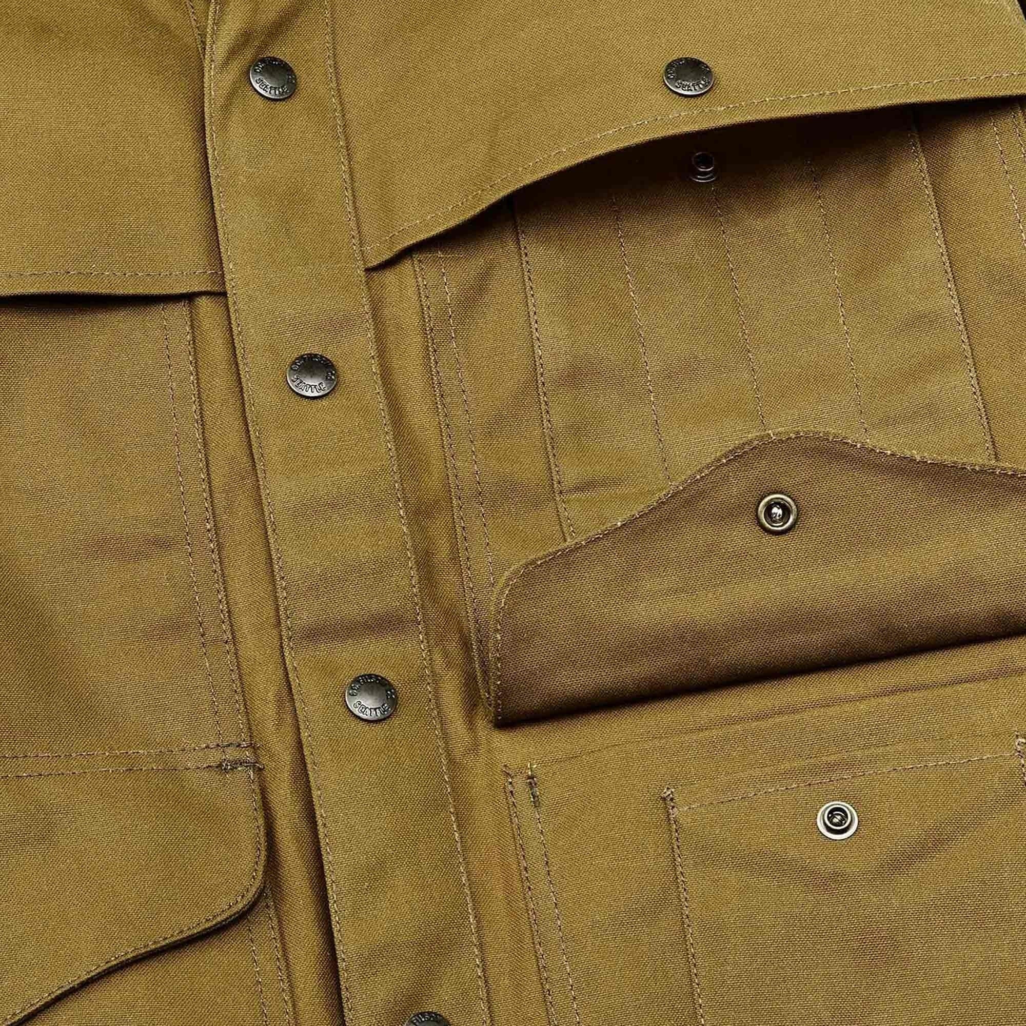 Filson Tin Cloth Cruiser Jacket - Dark Tan