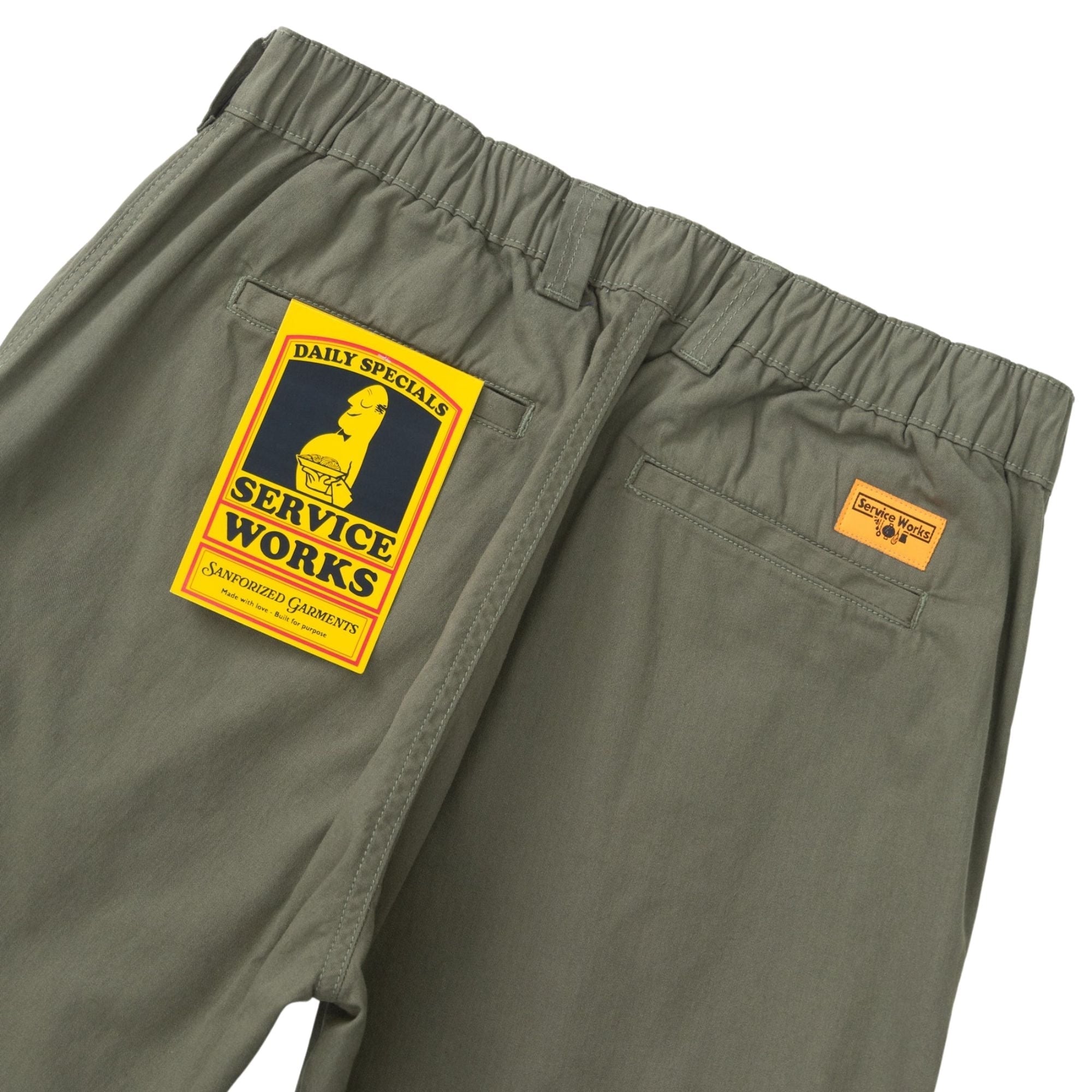 Service Works Twill Waiter Pants - Olive