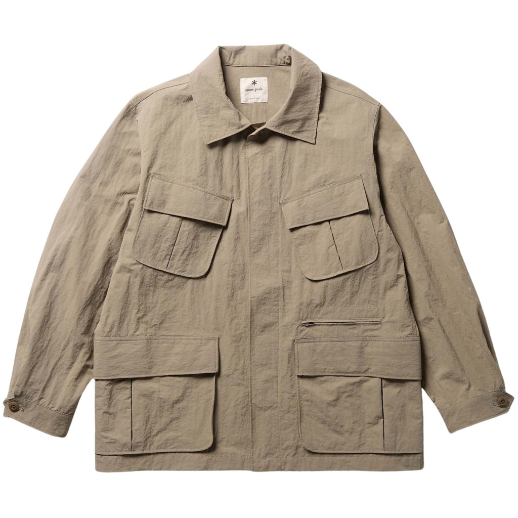 Snow Peak Washer Jacket - Greige