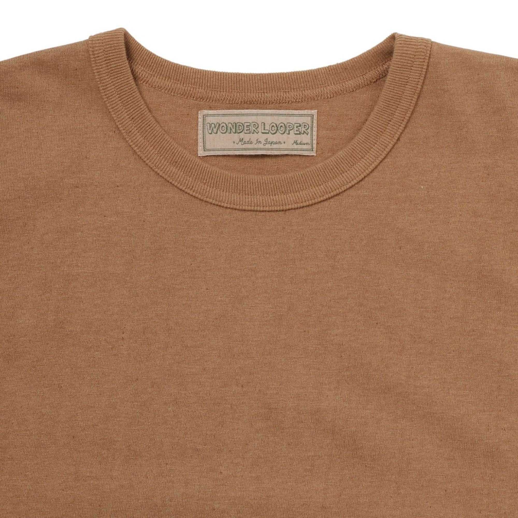 Wonder Looper Foxfibre Tsuriami T-Shirt - Brown