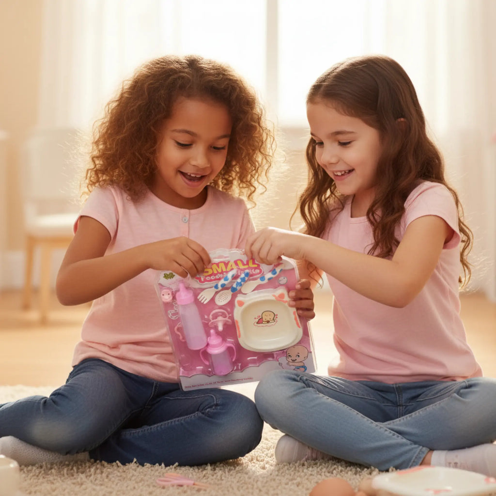 Kit "Hora de Comer" con Biberón Mágico – El Set de Comiditas Más Completo para su Beb