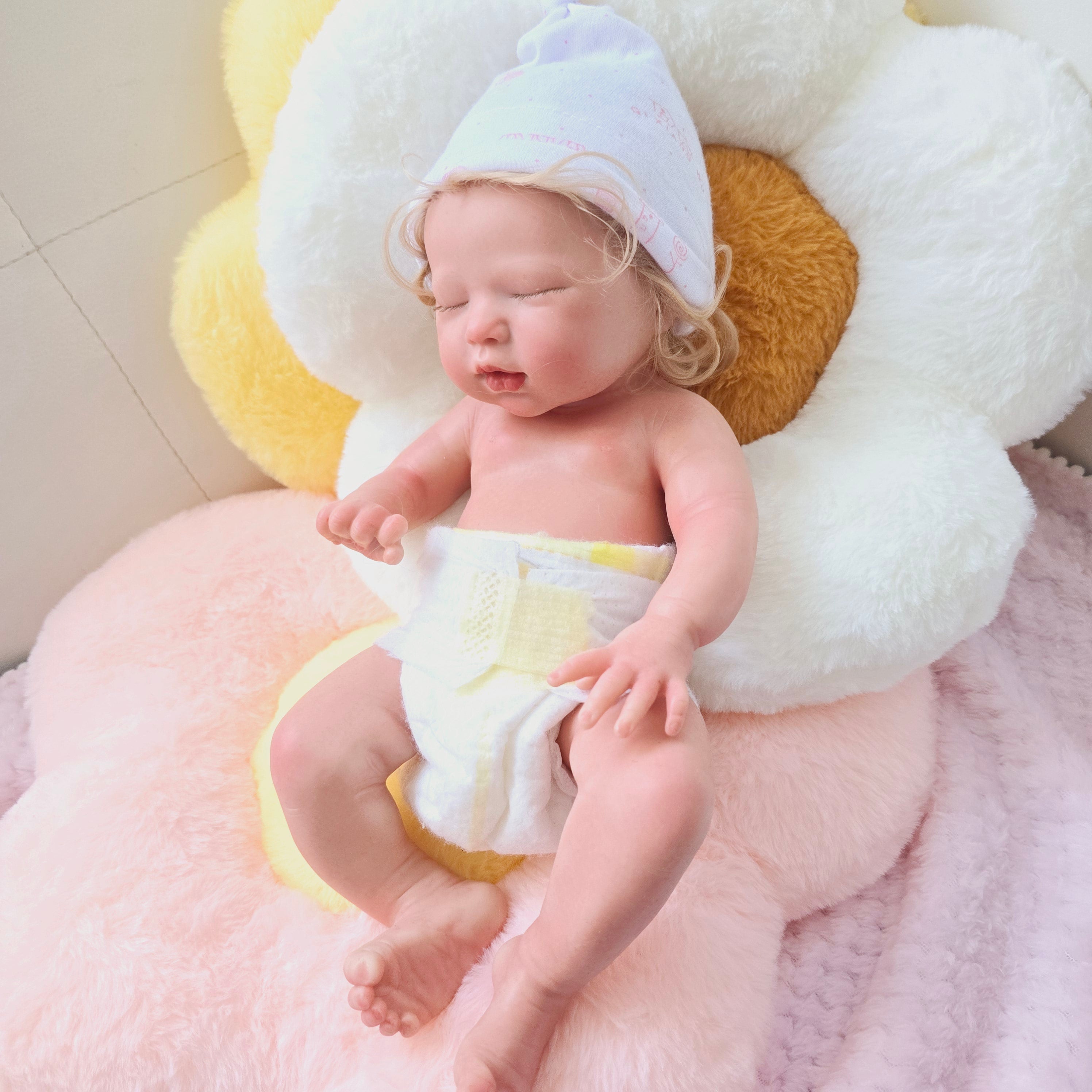 Bebé Reborn Silicona "Angela" con Ajuar "Efecto Nube" de Angora – El Abrazo Más Dulce