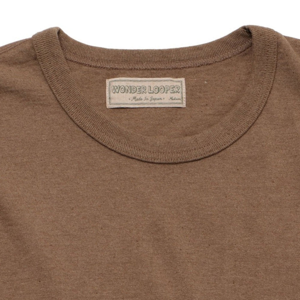 Wonder Looper Foxfibre Tsuriami T-Shirt - Brown
