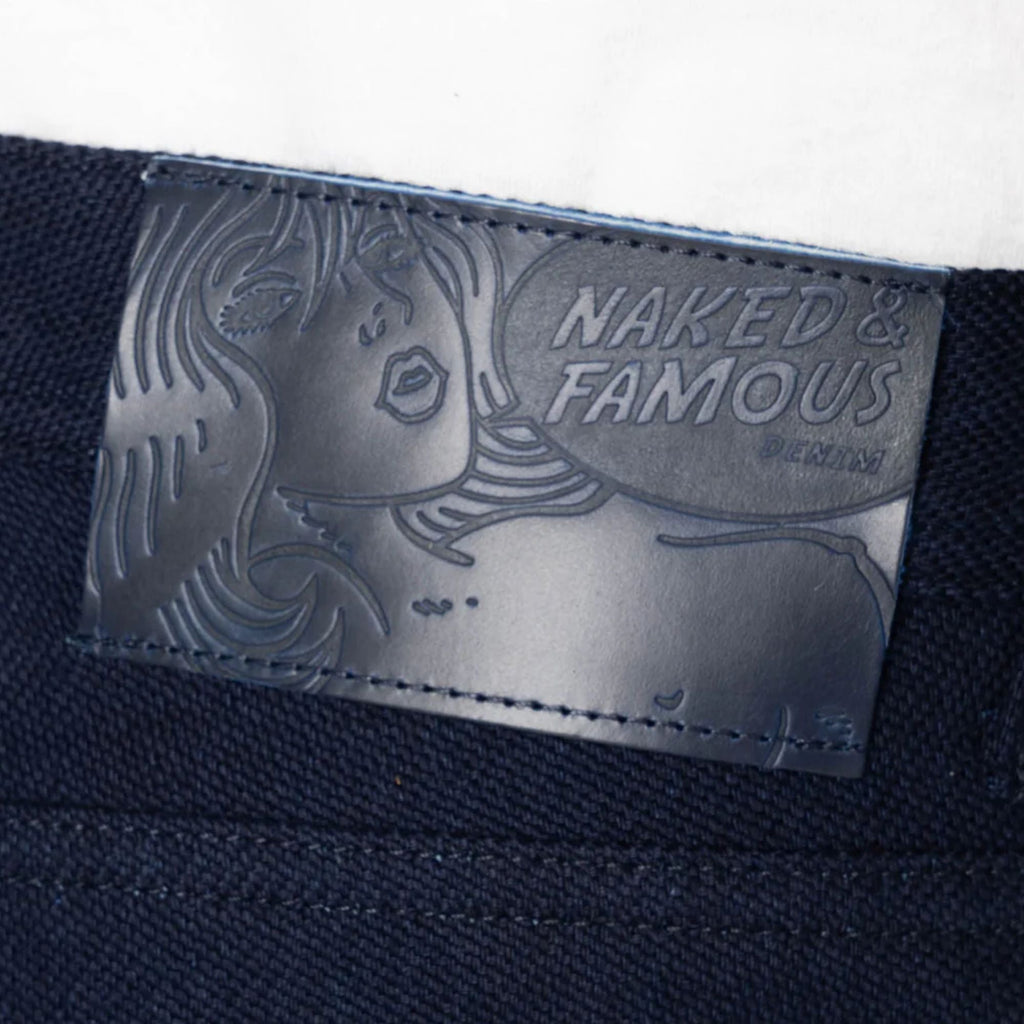 Naked and Famous Weird Guy Maekake Dobby Selvedge - Indigo