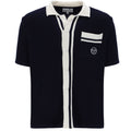 Sergio Tacchini Fratelli Crochet Shirt - Maritime Blue