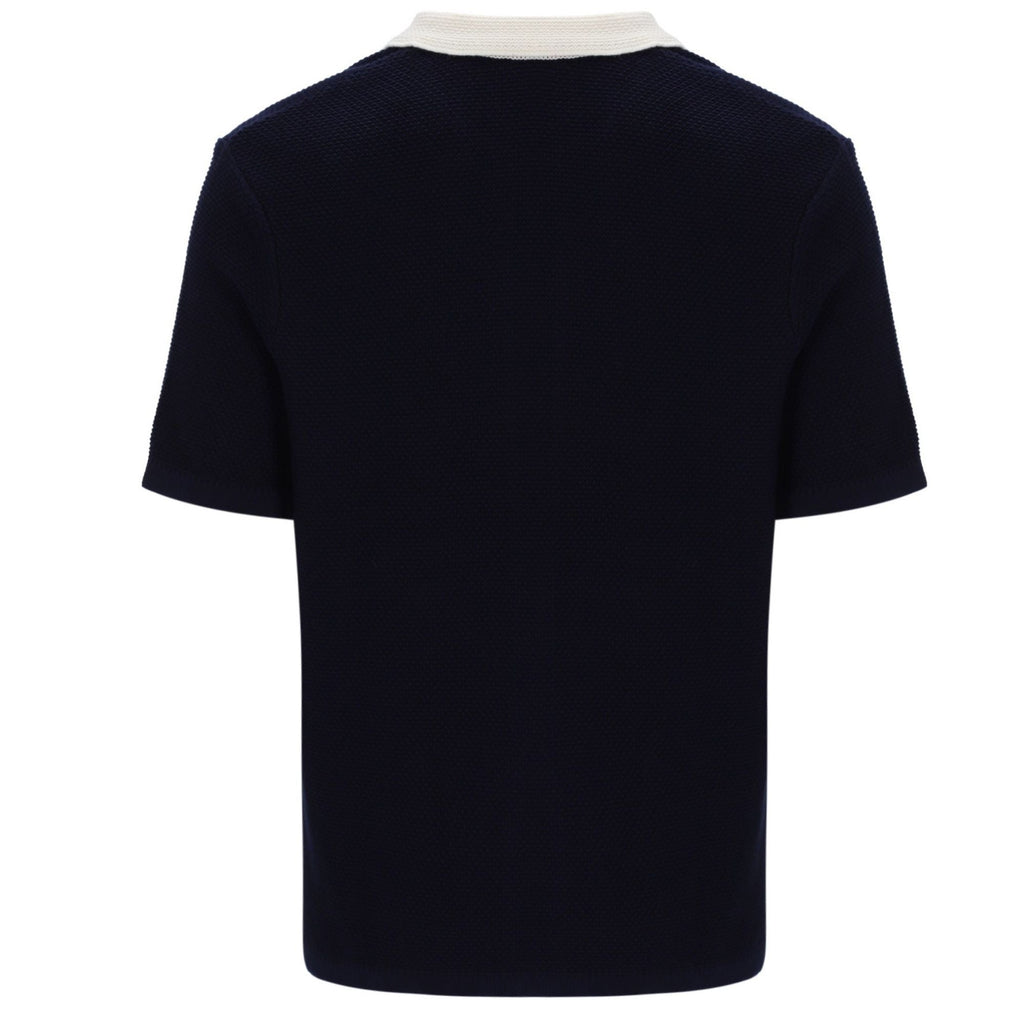 Sergio Tacchini Fratelli Crochet Shirt - Maritime Blue