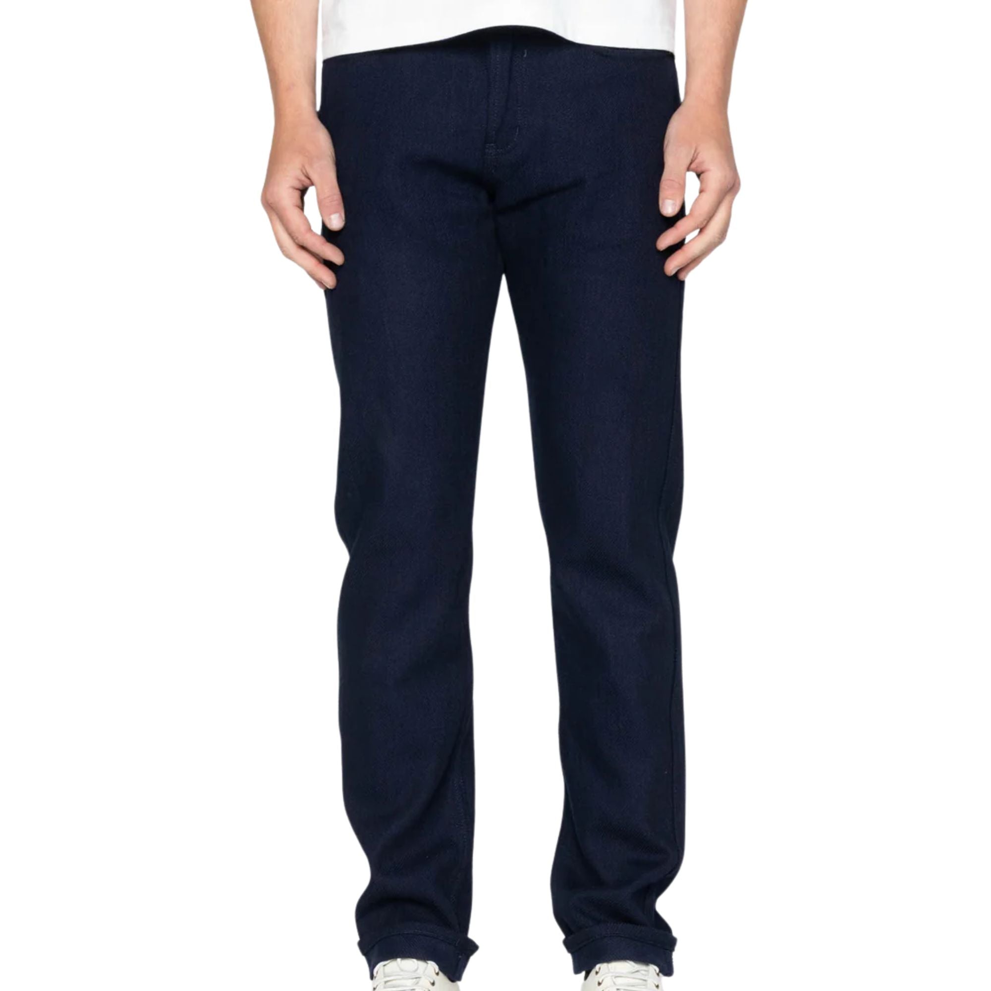 Naked and Famous Weird Guy Maekake Dobby Selvedge - Indigo