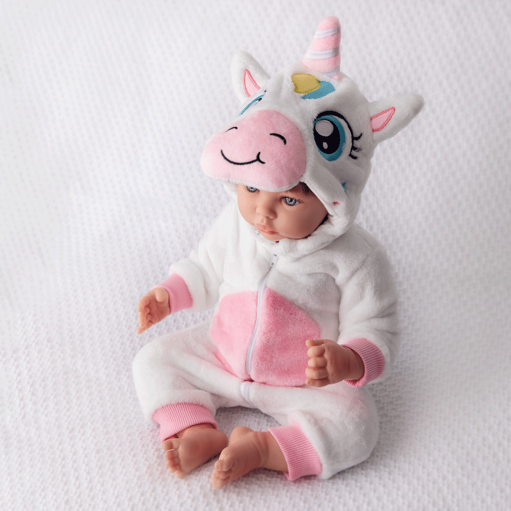 Vestido Reborn Unicornio - Vale para Muñecas de 48cm a 52cm
