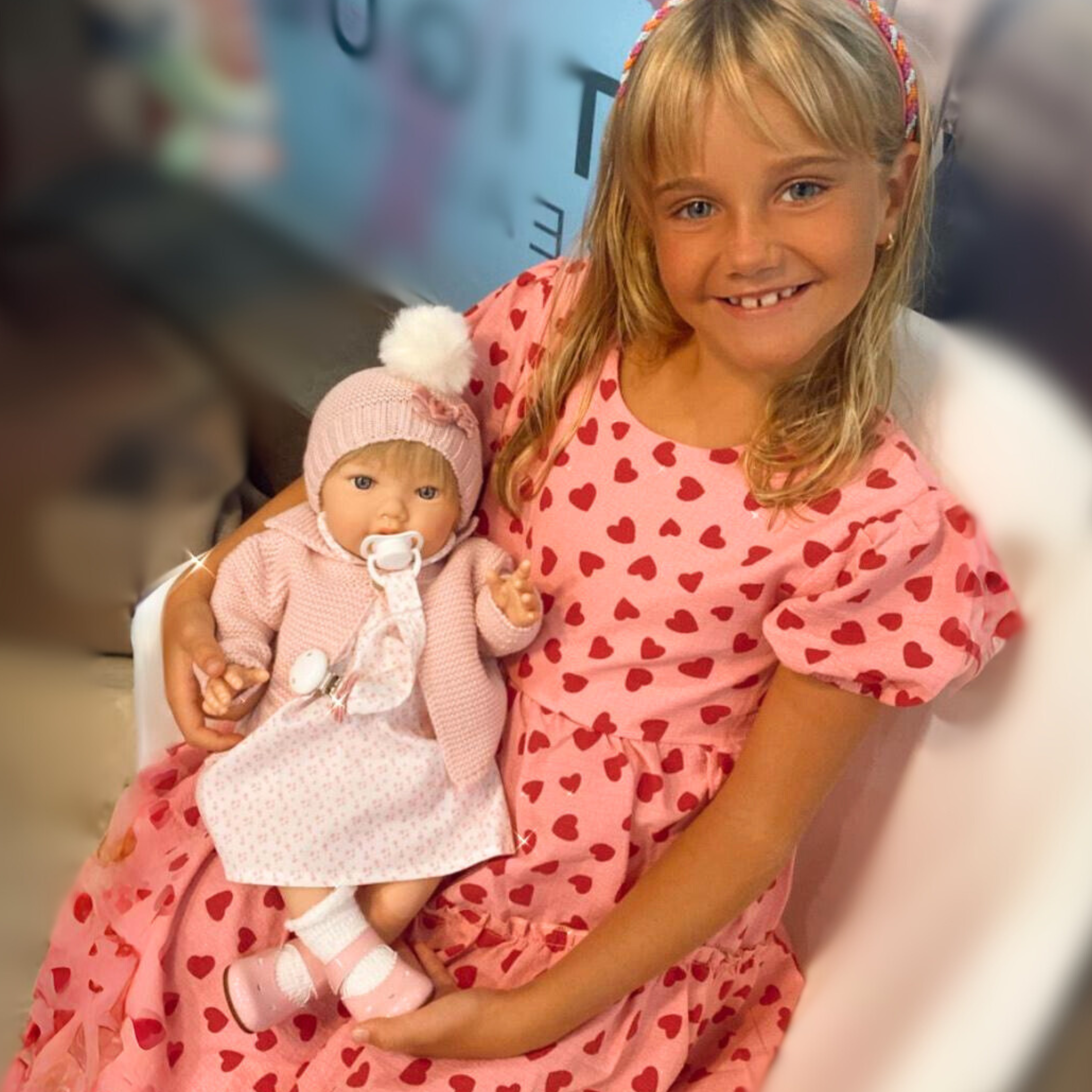 Bebe Reborn Muñeca Reborn Ana - 48cm y 2kg - Vinilo Blando, Cuerpo Tela y Caida de Cabeza