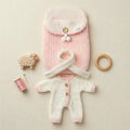 Conjunto Boutique de Angora (Pelele + Saco + Diadema) – Para Muñecas de 38 a 43 cm