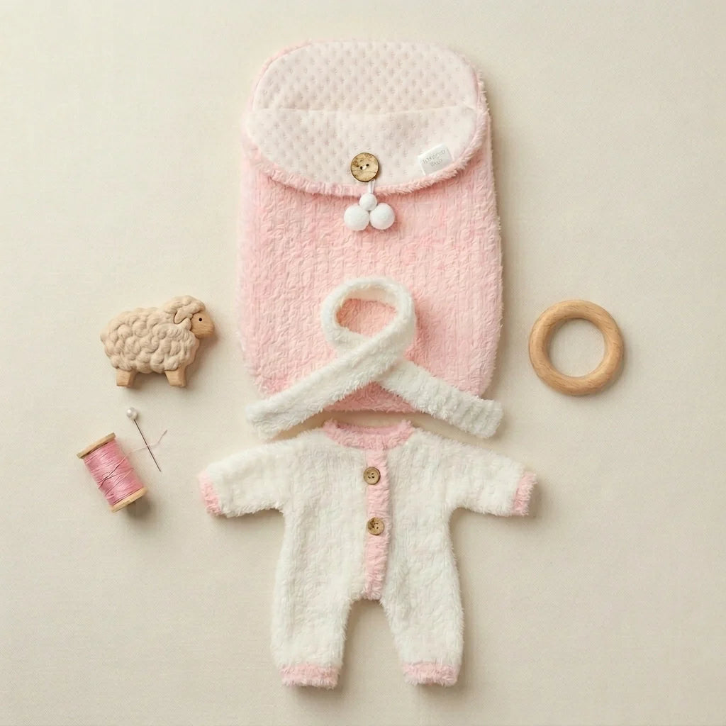 Bebé Reborn Silicona "Lucía" Edición Nube de Angora – ¡Bebe, Hace Pis y es Pura Suavidad!