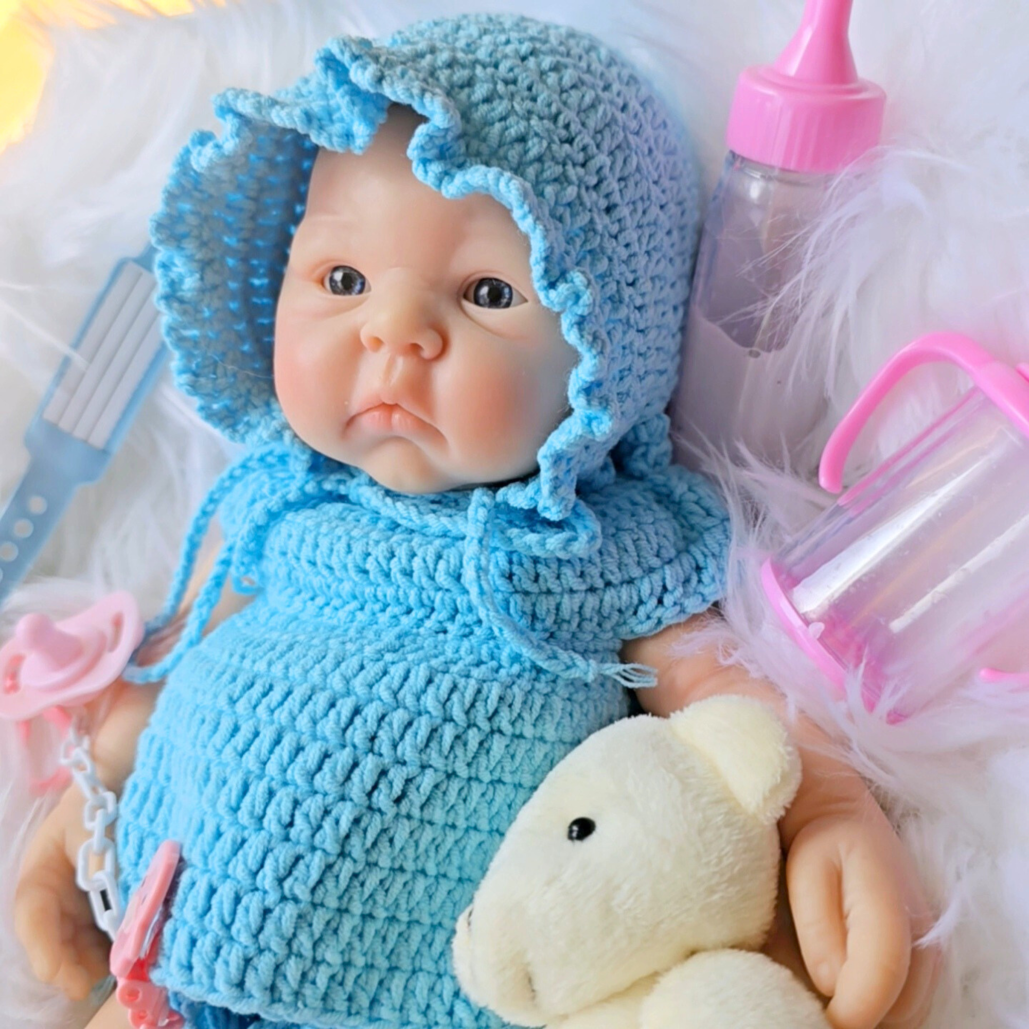 Bebé Reborn Silicona Muñeca Daniel (33 cm, 1.2 kg) – Ideal Niñas 3 a 6 Años
