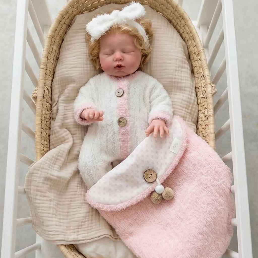 Bebé Reborn Silicona "Angela" con Ajuar "Efecto Nube" de Angora – El Abrazo Más Dulce