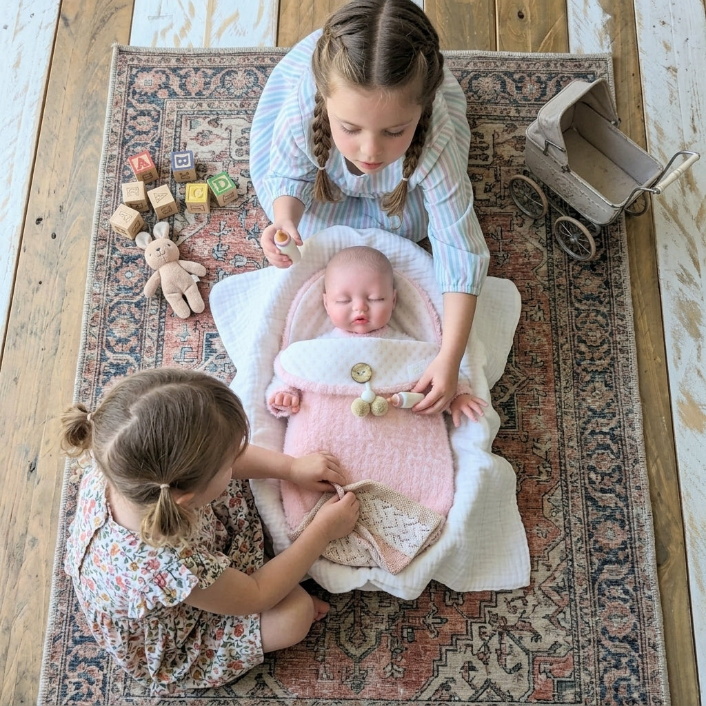 Conjunto Boutique de Angora (Pelele + Saco + Diadema) – Para Muñecas de 38 a 43 cm