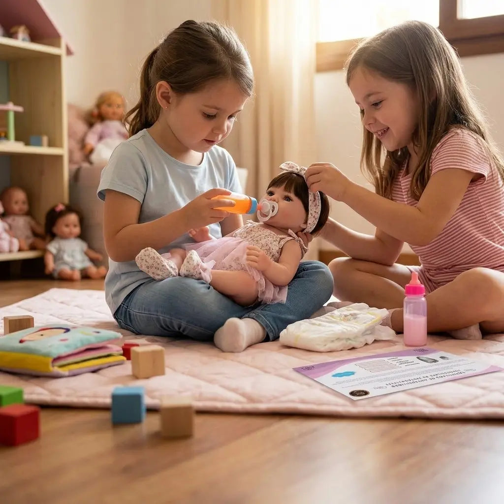 Bebé Reborn "Aitana" (52 cm y 2 kg) – ¡La Bebé Realista que Podrás Bañar y Peinar!