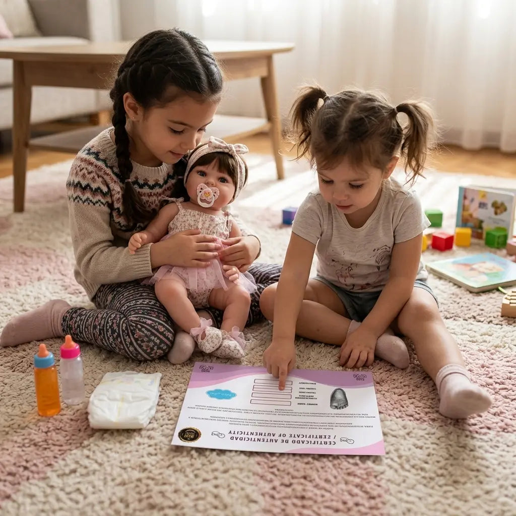 Bebé Reborn "Aitana" (52 cm y 2 kg) – ¡La Bebé Realista que Podrás Bañar y Peinar!