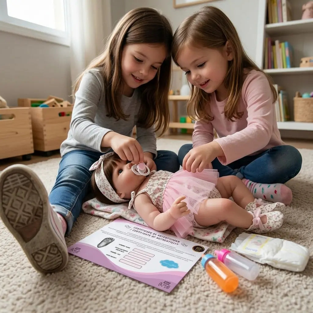 Bebé Reborn "Aitana" (52 cm y 2 kg) – ¡La Bebé Realista que Podrás Bañar y Peinar!
