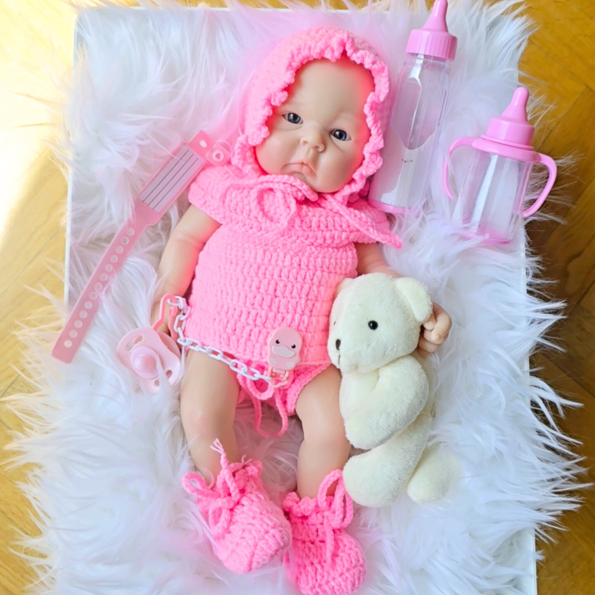 Bebé Reborn Silicona Muñeca Sofia (33 cm, 1.2 kg) – Ideal Niñas 3 a 6 Años