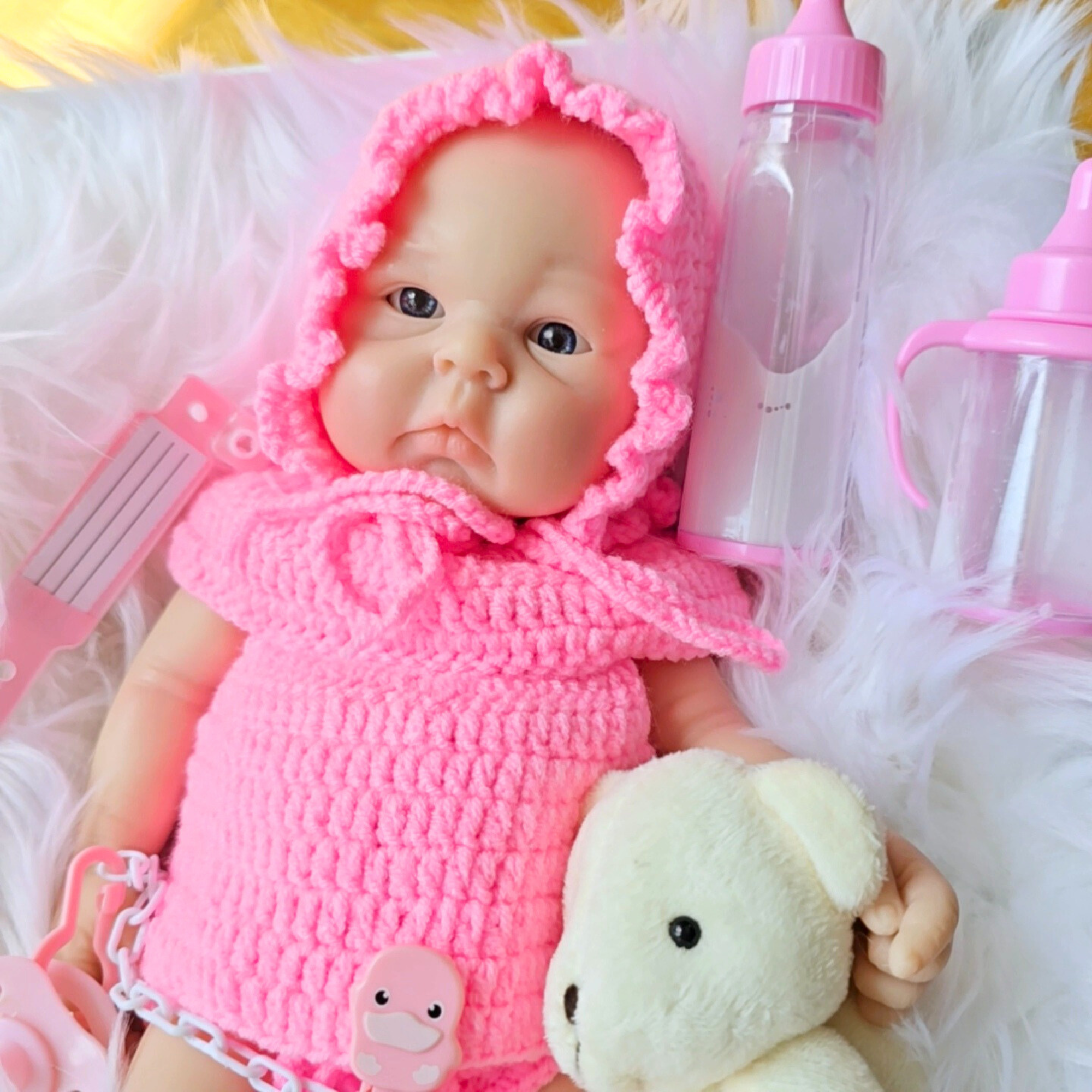 Bebé Reborn Silicona Muñeca Sofia (33 cm, 1.2 kg) – Ideal Niñas 3 a 6 Años