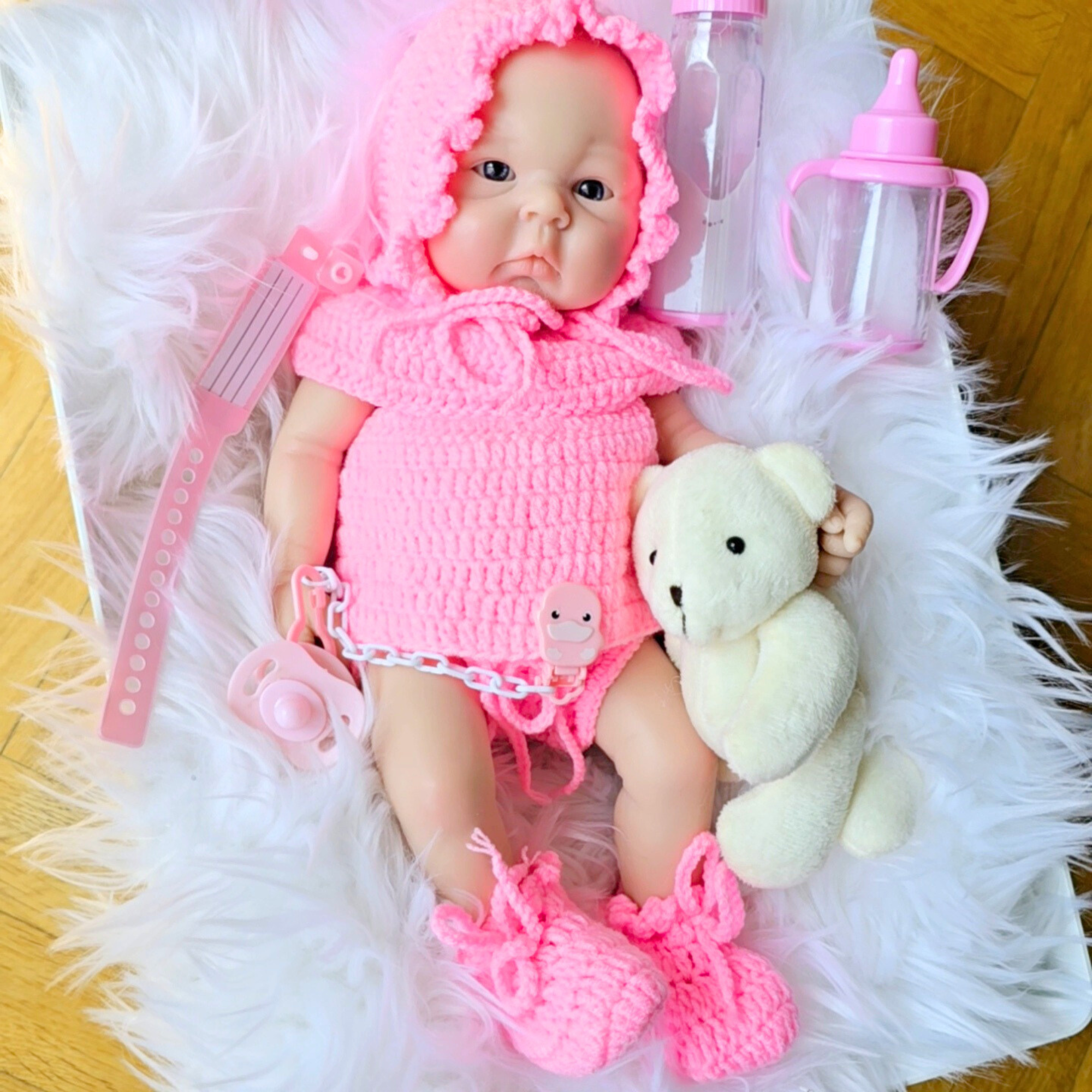 Bebé Reborn Silicona Muñeca Sofia (33 cm, 1.2 kg) – Ideal Niñas 3 a 6 Años