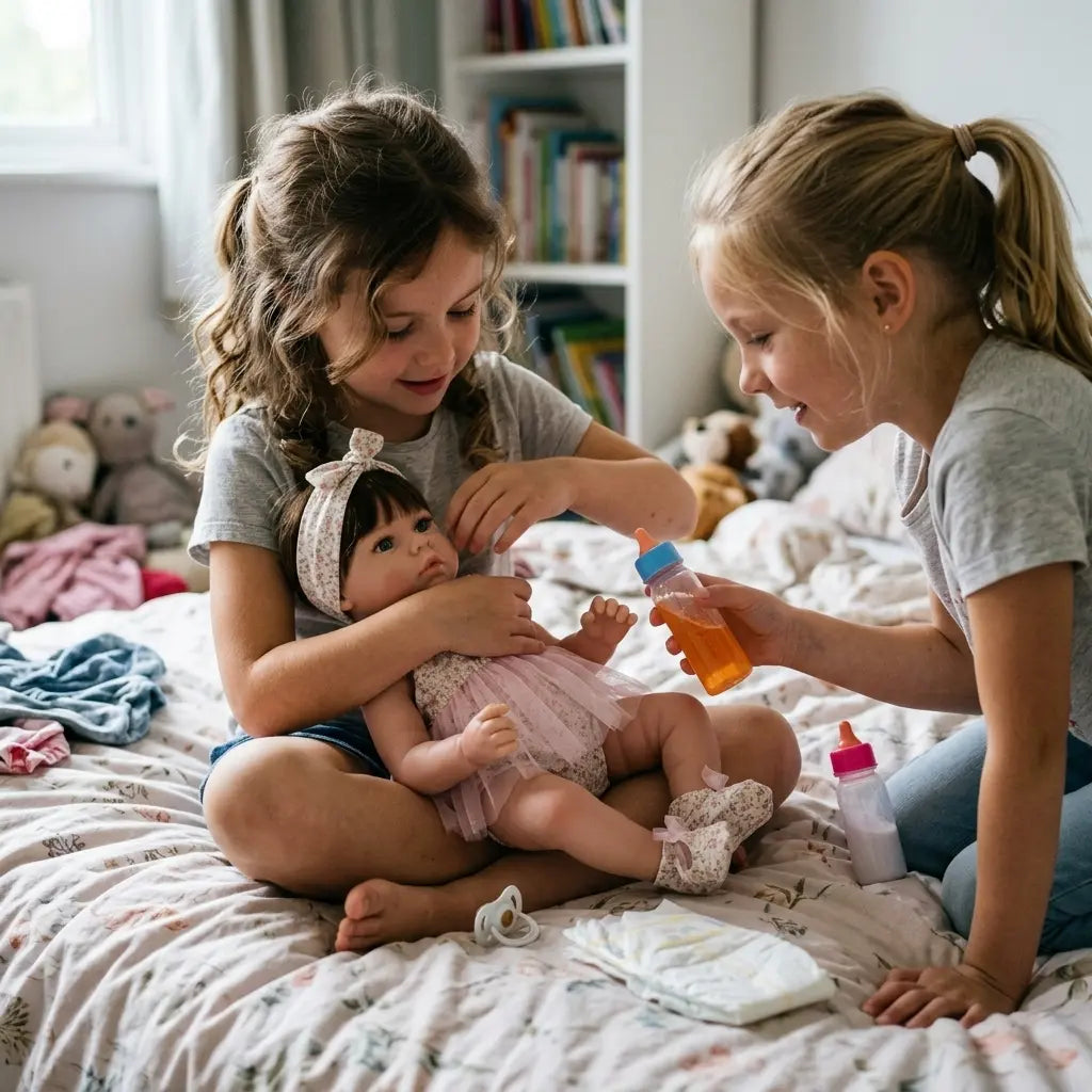 Bebé Reborn "Aitana" (52 cm y 2 kg) – ¡La Bebé Realista que Podrás Bañar y Peinar!