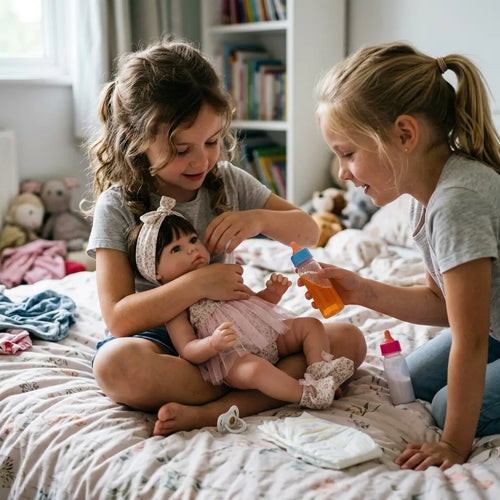 Bebé Reborn "Aitana" (52 cm y 2 kg) – ¡La Bebé Realista que Podrás Bañar y Peinar!