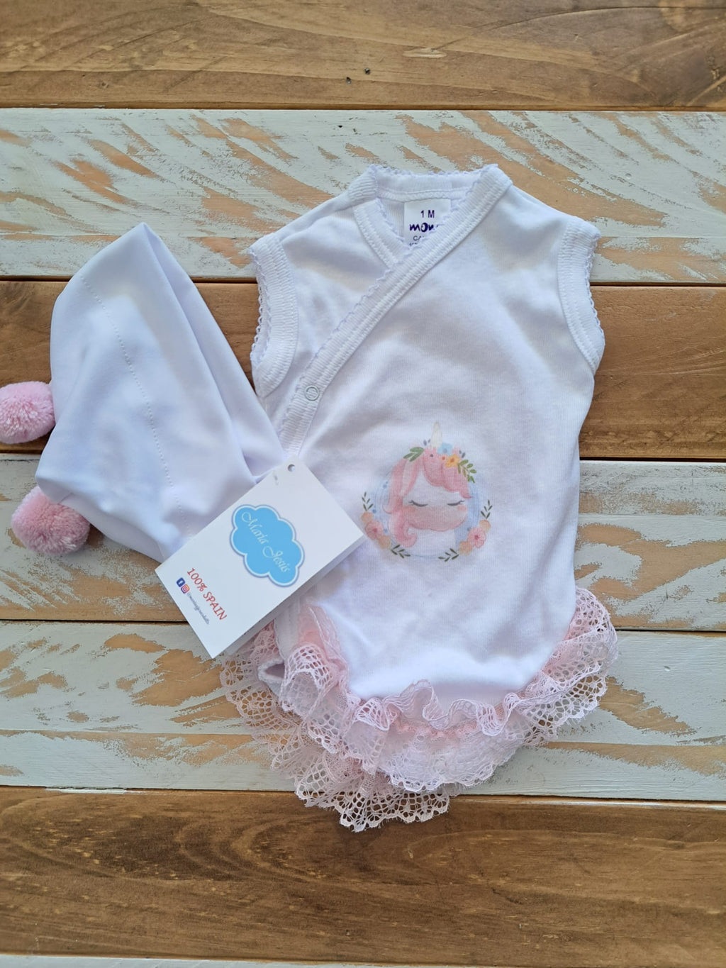 Vestido Reborn Marcela -  Vale para Muñecas de 48cm a 52cm