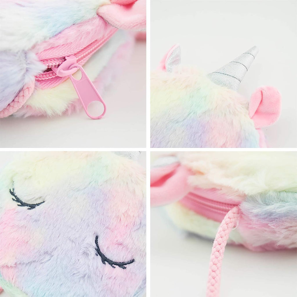 Bolso Unicornio para niñas - Color Rosa Arcoíris