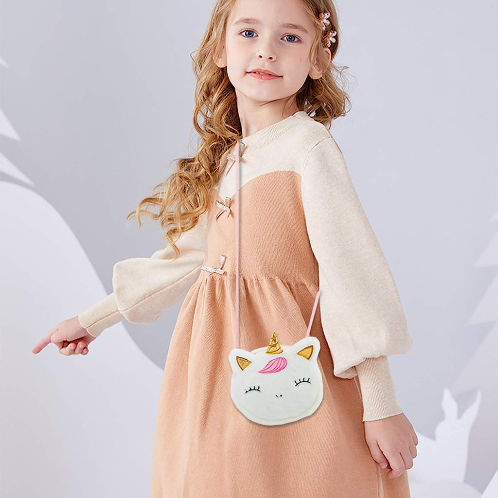 Bolso Unicornio para Niñas - Color Blanco