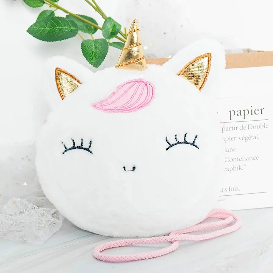 Bolso Unicornio para Niñas - Color Blanco