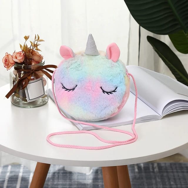 Bolso Unicornio para niñas - Color Rosa Arcoíris