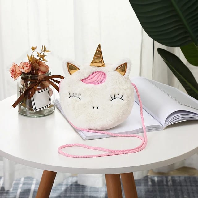 Bolso Unicornio para Niñas - Color Blanco