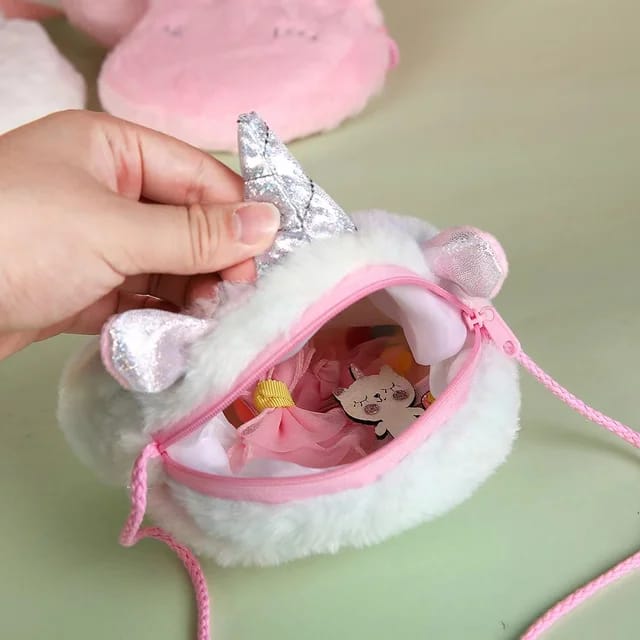 Bolso Unicornio para Niñas - Color Blanco