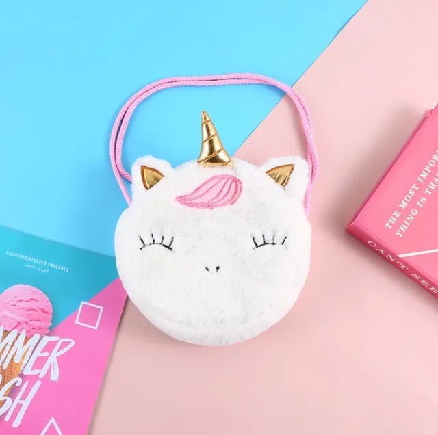 Bolso Unicornio para Niñas - Color Blanco