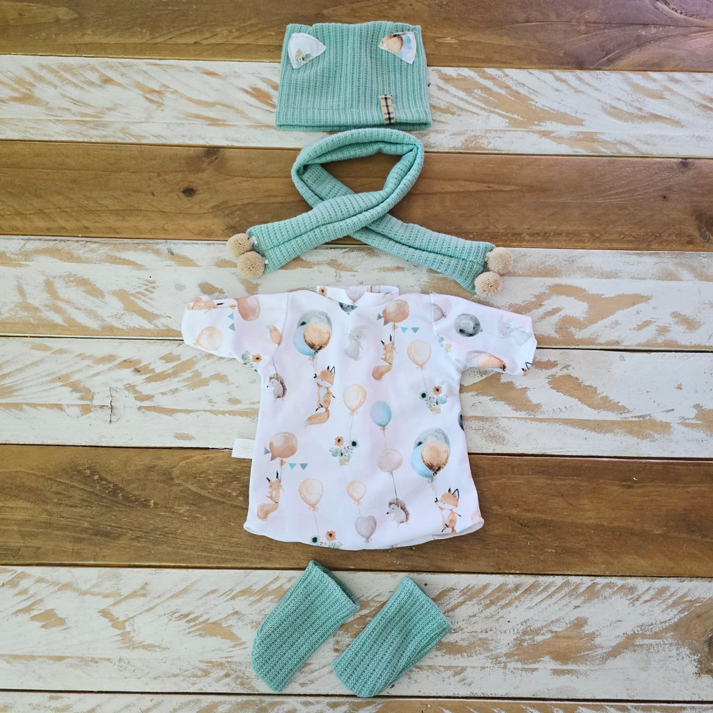 Vestido Reborn  Fantasia Niño - Vale para Muñecas de 38 a 44cm