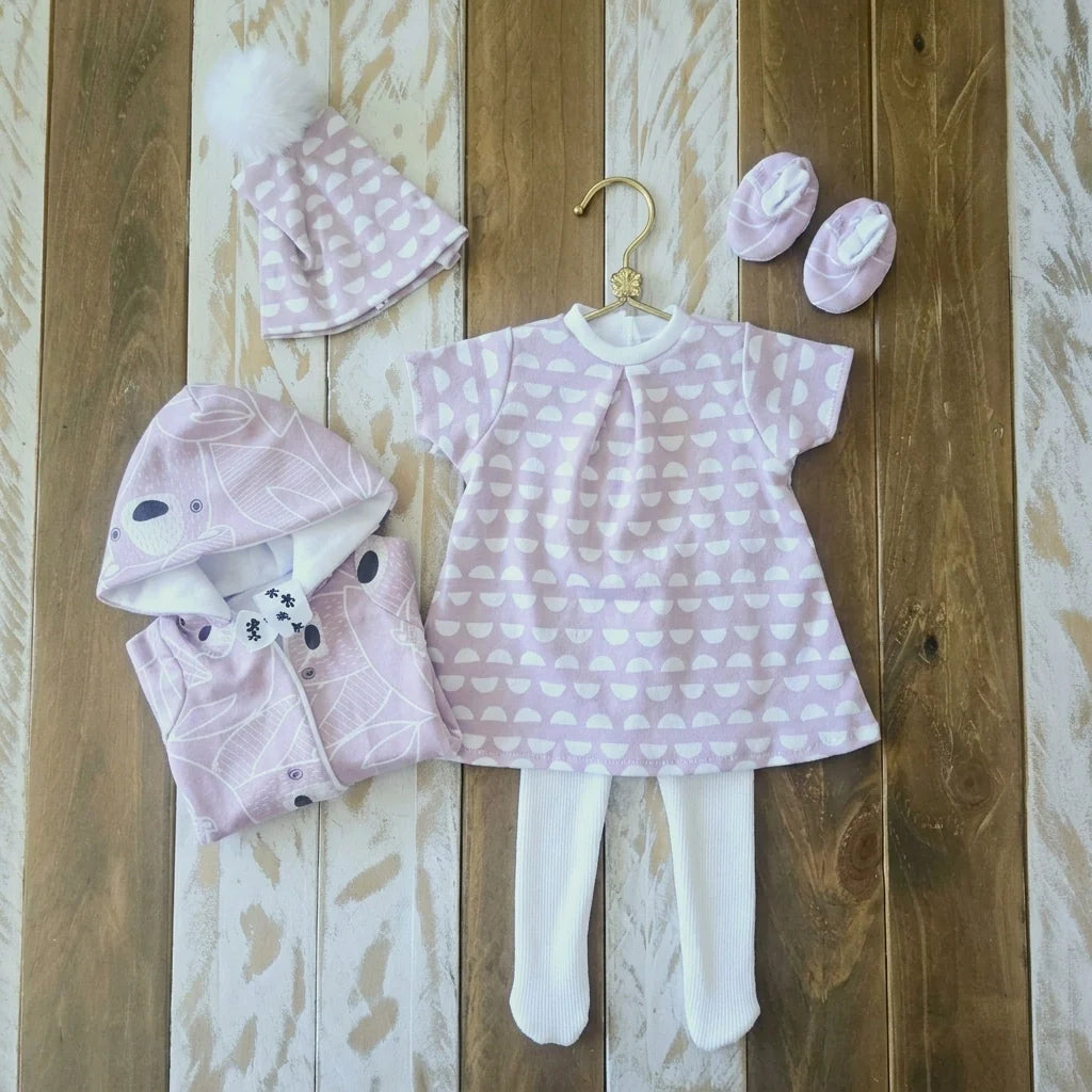 Vestido Reborn Ositos Niña - Vale para Muñecas de 42 a 48cm